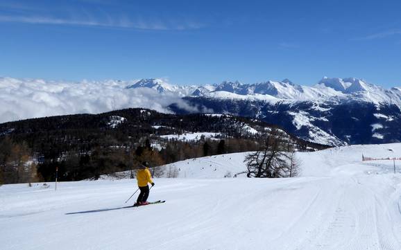 Grootste hoogteverschil in Visp – skigebied Bürchen/Törbel – Moosalp