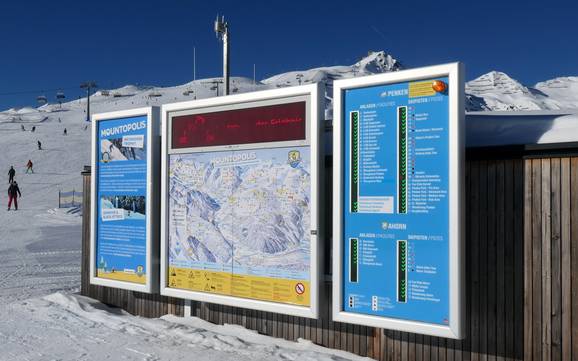 Mayrhofen-Hippach: oriëntatie in skigebieden – Oriëntatie Mayrhofen – Penken/Ahorn/Rastkogel/Eggalm