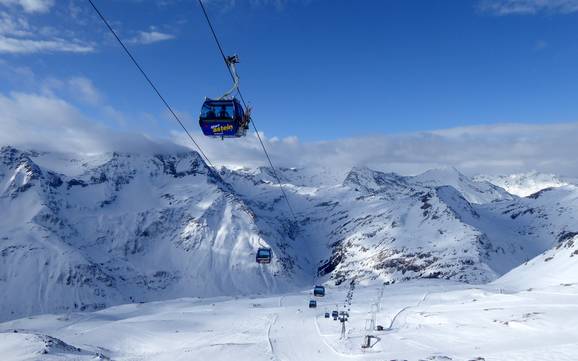 Hoogste skigebied in het district Sankt Johann im Pongau – skigebied Sportgastein