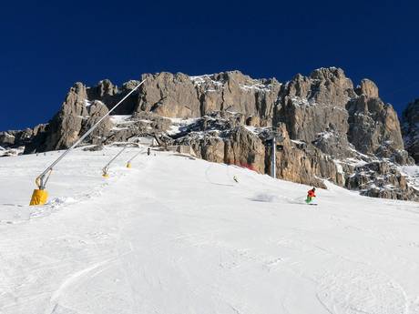 Skigebieden voor gevorderden en off-piste skiërs Val di Fassa (Fassatal) – Gevorderden, off-piste skiërs Carezza