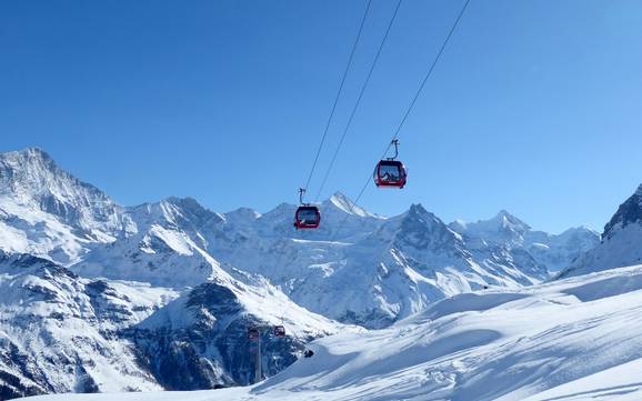 Grootste hoogteverschil in het Val d'Anniviers – skigebied Grimentz/Zinal