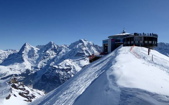 Grootste hoogteverschil in het kanton Bern – skigebied Schilthorn – Mürren/Lauterbrunnen