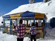 Sneeuwbar Gipfeltreff bij de Hornspitz