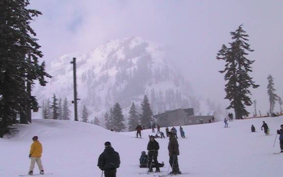 Grootste hoogteverschil in de North Cascades – skigebied Mt. Baker