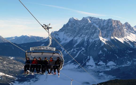 Beste skigebied in de Zugspitz Arena Bayern-Tirol – Beoordeling Lermoos – Grubigstein
