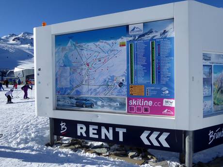 Zell am See-Kaprun: oriëntatie in skigebieden – Oriëntatie Kitzsteinhorn/Maiskogel – Kaprun