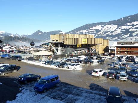 Alpen: bereikbaarheid van en parkeermogelijkheden bij de skigebieden – Bereikbaarheid, parkeren Spieljoch – Fügen