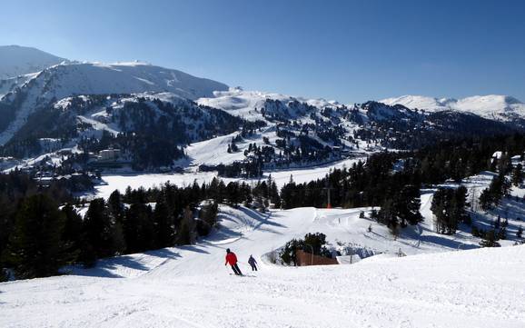 Grootste hoogteverschil in de toeristische regio Nockberge – skigebied Turracher Höhe