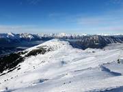 Uitzicht over het skigebied Hochzeiger