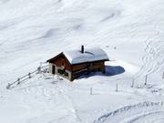 Hütte Schlivera in het skigebied om te overnachten