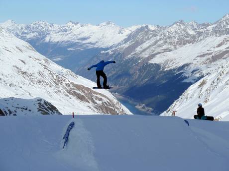 Snowparken Tiroler Oberland – Snowpark Kaunertaler Gletscher (Kaunertal-gletsjer)