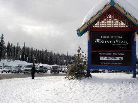 Thompson Okanagan: bereikbaarheid van en parkeermogelijkheden bij de skigebieden – Bereikbaarheid, parkeren Silver Star
