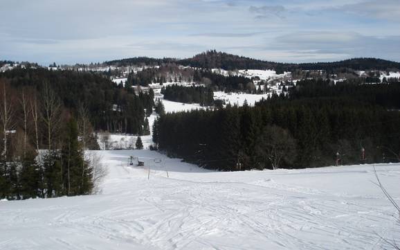 Hoogste dalstation in Almberg-Haidel-Dreisessel – skigebied Bischofsreut