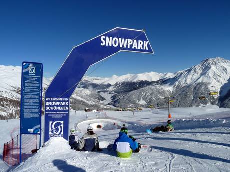 Snowparken Reschenpass – Snowpark Schöneben (Belpiano)/Haideralm (Malga San Valentino)