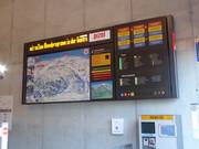Informatiebord bij het dalstation in Bad Ragaz