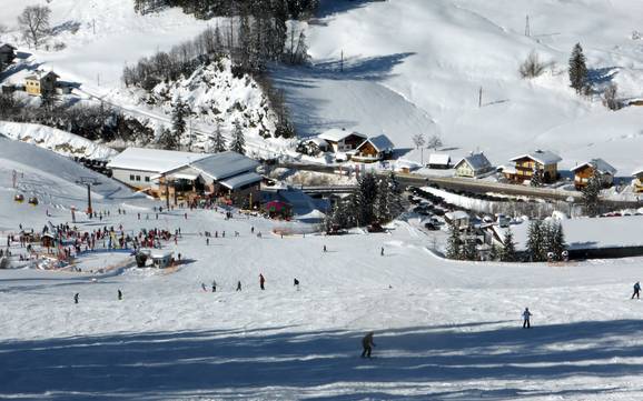 Tennengau: bereikbaarheid van en parkeermogelijkheden bij de skigebieden – Bereikbaarheid, parkeren Dachstein West – Gosau/Russbach/Annaberg