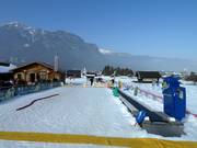 Kinderland van de skischool op de Hausberg