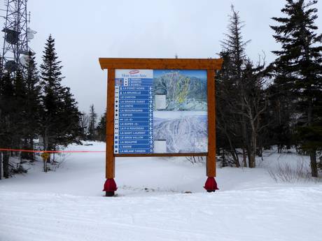 Capitale-Nationale: oriëntatie in skigebieden – Oriëntatie Mont-Sainte-Anne