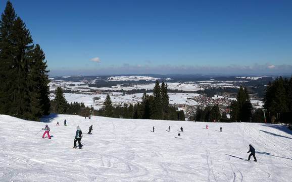 Skigebieden voor beginners in het district Ostallgäu – Beginners Nesselwang – Alpspitze (Alpspitzbahn)