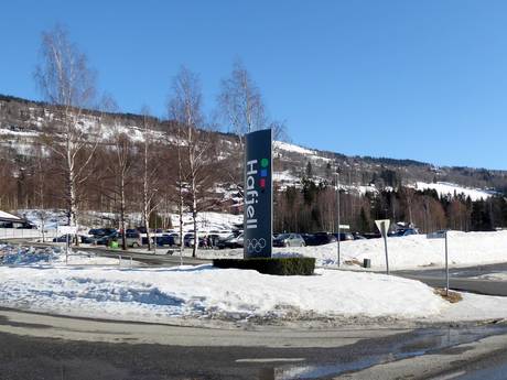Lillehammer: bereikbaarheid van en parkeermogelijkheden bij de skigebieden – Bereikbaarheid, parkeren Hafjell