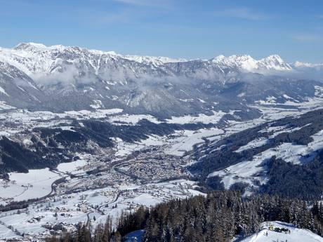 Liezen: accomodatieaanbod van de skigebieden – Accommodatieaanbod Schladming – Planai/Hochwurzen/Hauser Kaibling/Reiteralm (4-Berge-Skischaukel)