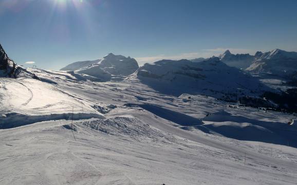 Faucigny: Grootte van de skigebieden – Grootte Le Grand Massif – Flaine/Les Carroz/Morillon/Samoëns/Sixt
