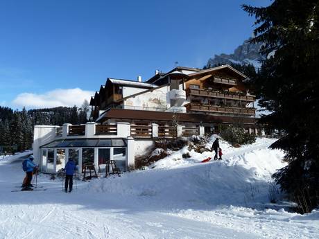 Val di Fassa (Fassatal): accomodatieaanbod van de skigebieden – Accommodatieaanbod Carezza
