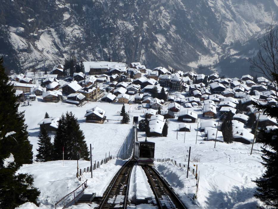 Skigebied Schilthorn – Mürren/Lauterbrunnen - skiën Schilthorn – Mürren