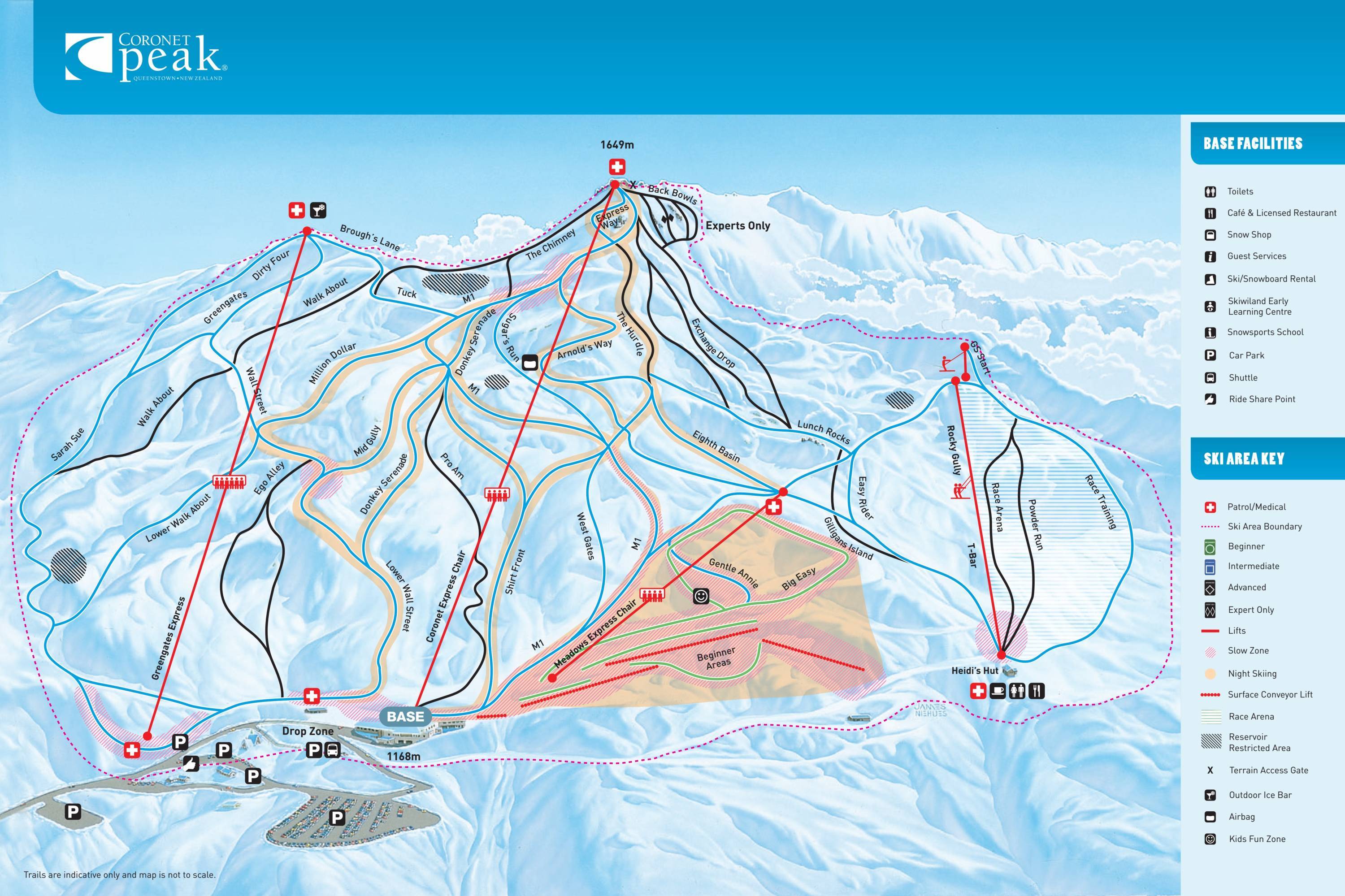 pistekaart-coronet-peak