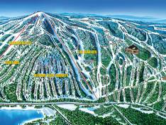 Pistekaart Mt. Bohemia