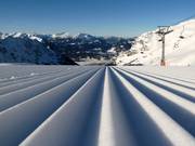 Zeer goede pistepreparatie op de Nebelhorn
