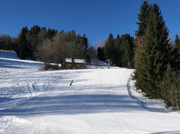 Middelzware piste in Belveder