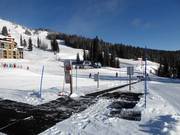 Transportband in het SnowSports Adventure Centre