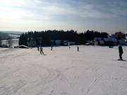 De piste is perfect geschikt voor beginners.