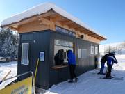 Schone en nette kassaomgeving