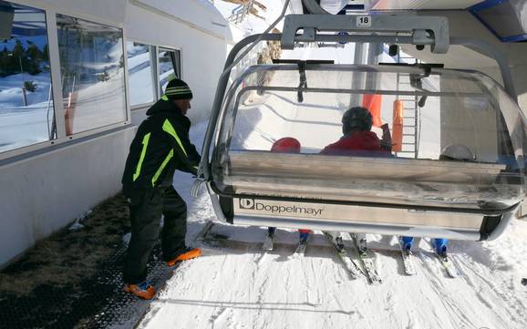 Sarntal: vriendelijkheid van de skigebieden – Vriendelijkheid Reinswald (Sarntal)