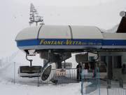 Fontane-Vetta - 4-persoons hogesnelheidsstoeltjeslift (koppelbaar) met kap