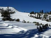 Blauwe Tauernkarlift afdaling