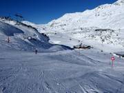 Uitzicht over het skigebied Silvapark Galtür