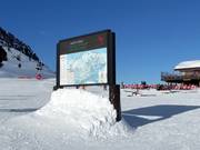 Pistekaart in Méribel