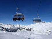 Gurschen-Flyer (Gurschengrat) - 6-persoons hogesnelheidsstoeltjeslift (koppelbaar) met kap