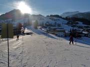 Makkelijke piste bij de Skikuli Parsenn