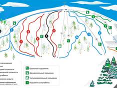 Pistekaart Sorochany – Kurovo