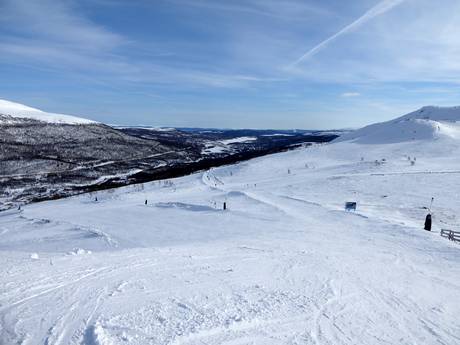 Härjedalen: Grootte van de skigebieden – Grootte Tänndalen