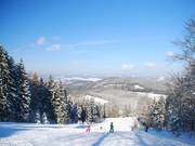 Skiën in een prachtig landschap