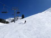 Piste bij de stoeltjeslift Collins