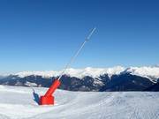 Sneeuwlans in het skigebied Les 3 Vallées