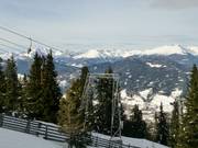 Het skigebied wordt uitsluitend ontsloten door sleepliften.