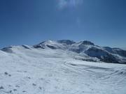 Sauze d'Oulx - het bovenste gedeelte met de Monte Fraiteve