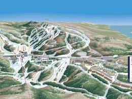 Pistekaart Lutsen Mountains